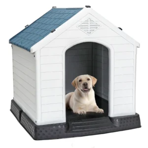 Weather-Resistant Plastic Dog House
